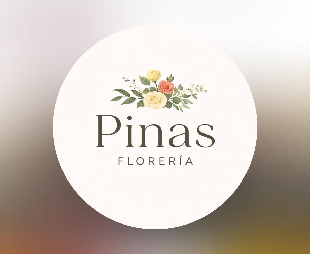 Logo Pinas Floreria